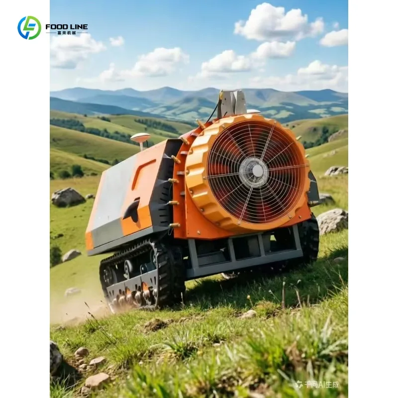 Wireless RC Agricultural Pesticide Water Sprayer Robot Optional 500L 1300L Tank For Walnut Tree Spraying Work