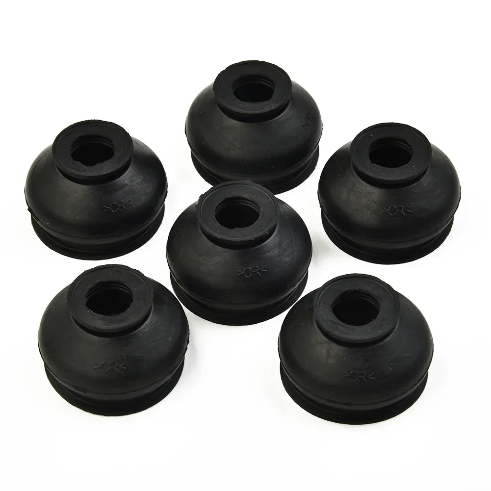 6pcs Universal HQ Rubber Tie Rod End Ball Joint Dust Boots Dust Cover Boot Gaiters For Chinese ATV Quad Go Kart