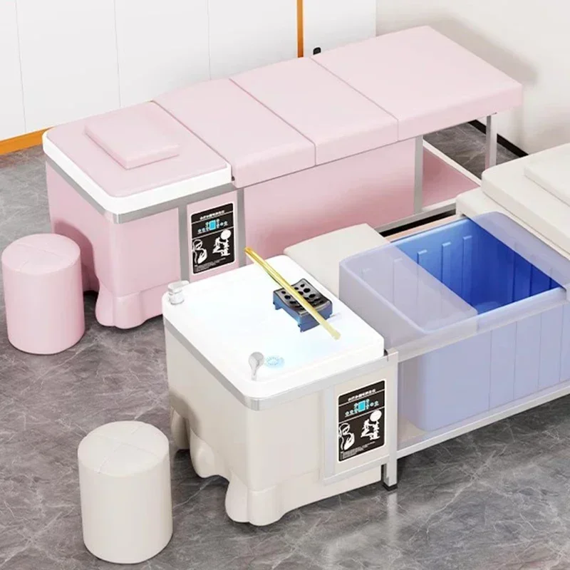 Water Tank Hair Washing Bed Portable Luxury Head Spa Stylist Shampoo Chair Silla Peluqueria Furniture MQ50SC