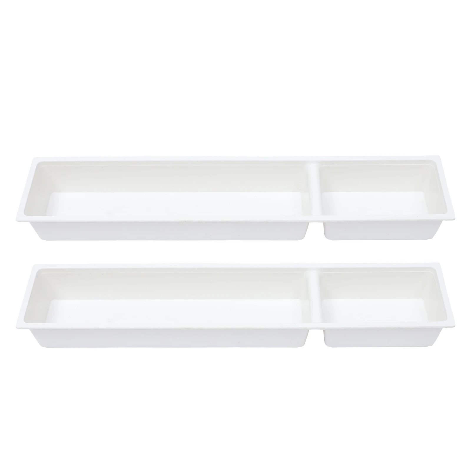 

Chicken Cage Trays Poultry Feeder Large White Plastic Lid Easy Clean Durable Anti Splash Fine Grinding Smooth Surface Long Time