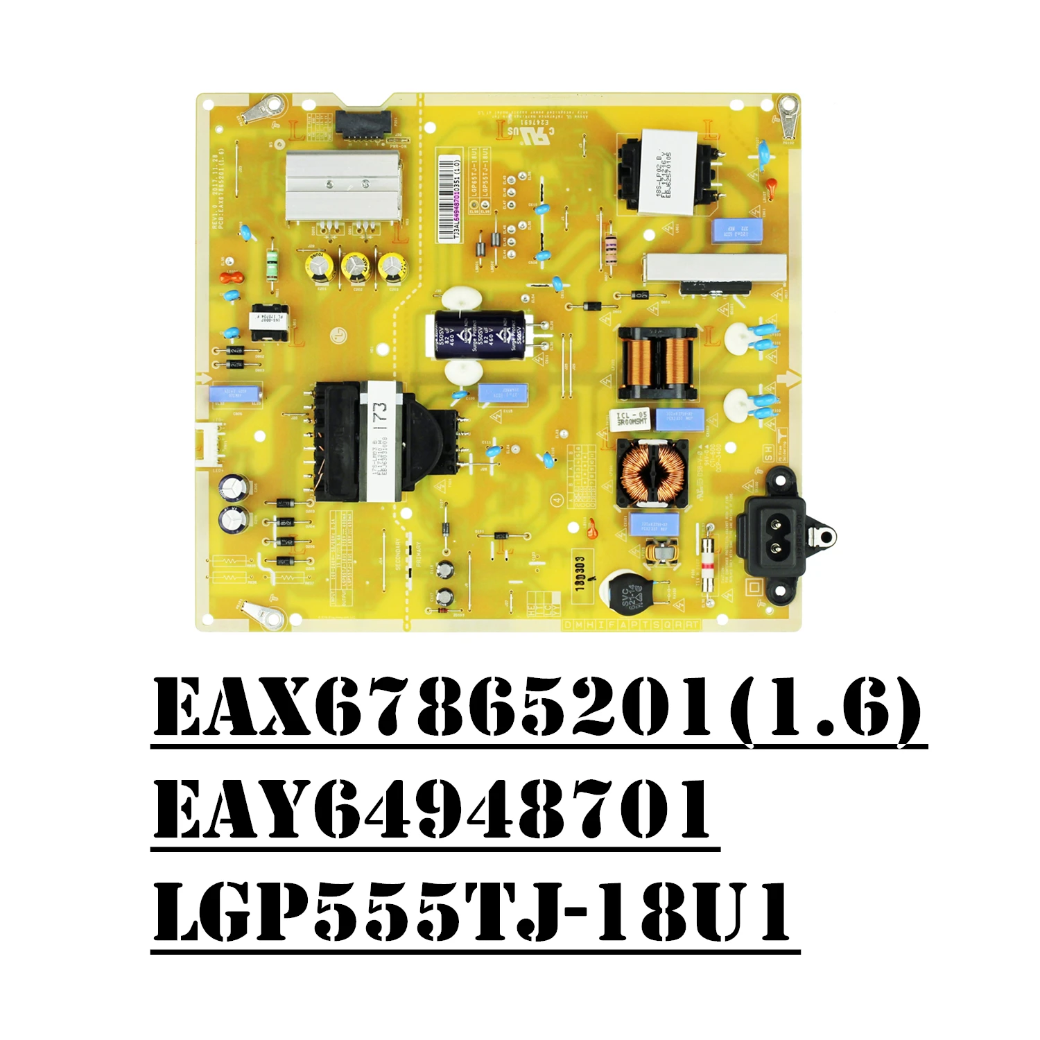 

TV Power Supply Board EAX67865201(1.6) EAY64948701 LGP555TJ-18U1 for 55UK6300PUE 55UN7000PUB 55UN7300PUF 55UK6200PUA 55UK6090PUA