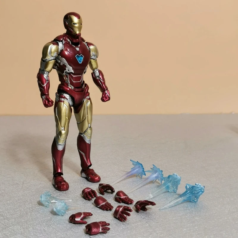 

Подвижная фигурка Железного человека MK85 из серии Marvel Avengers Endgame, 16 см, в коробке, с дополнительными руками и энергетическими эффектами, для коллекционеров