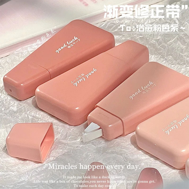 6Pcs Portable Correction Tapes, Smooth Instant Writing Corrector, Neat Clean Cute Stationery for School & Office Use