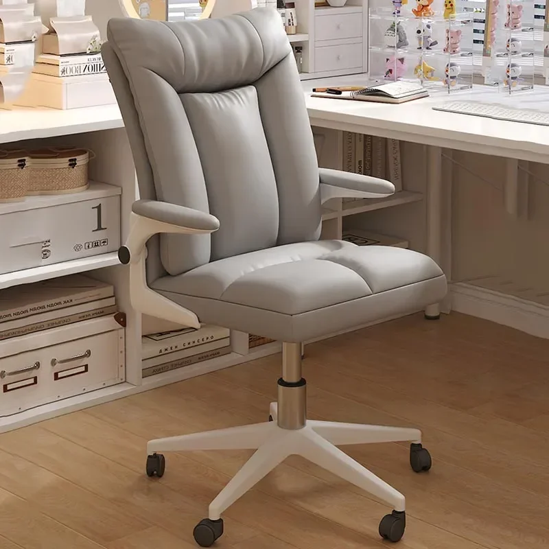 Draaibare Gamer Kantoorstoel Ergonomisch Bureau Nordic Make-Up Esthetische Stoel Luxe Modieuze Chaise De Bureaux Huismeubilair