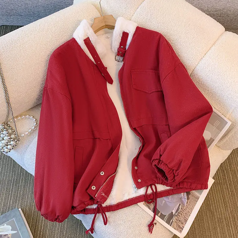 

Женская осенняя парка из меха, утепленная, из хлопка, элегантная, длинная, утолщенная, высококачественная, стильная, удобная, модная