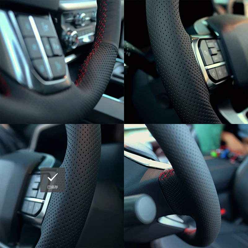 Customized DIY Anti-Slip Breat - Car Steering Wheel Cover Anti Slip Breathable recension och pris