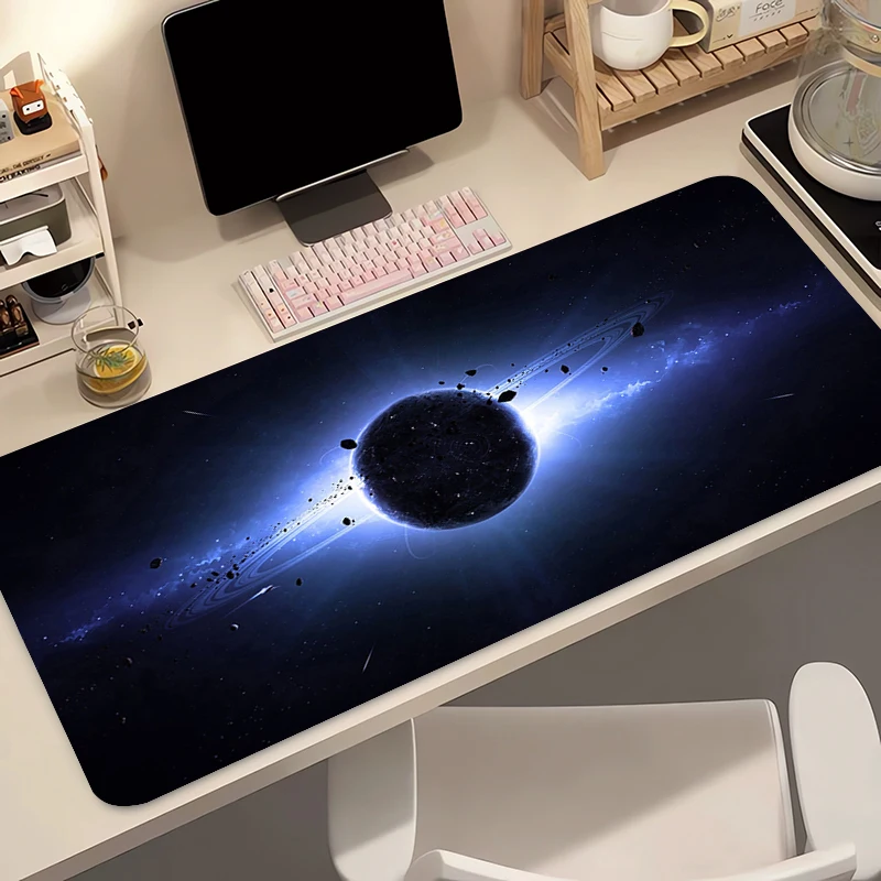 Mouse Pad Computer Gaming Accessories Keyboard Pad Laptop Space Galaxy Gamer Extended Desk Mat Office PC New Mousepad Rug Carpet
