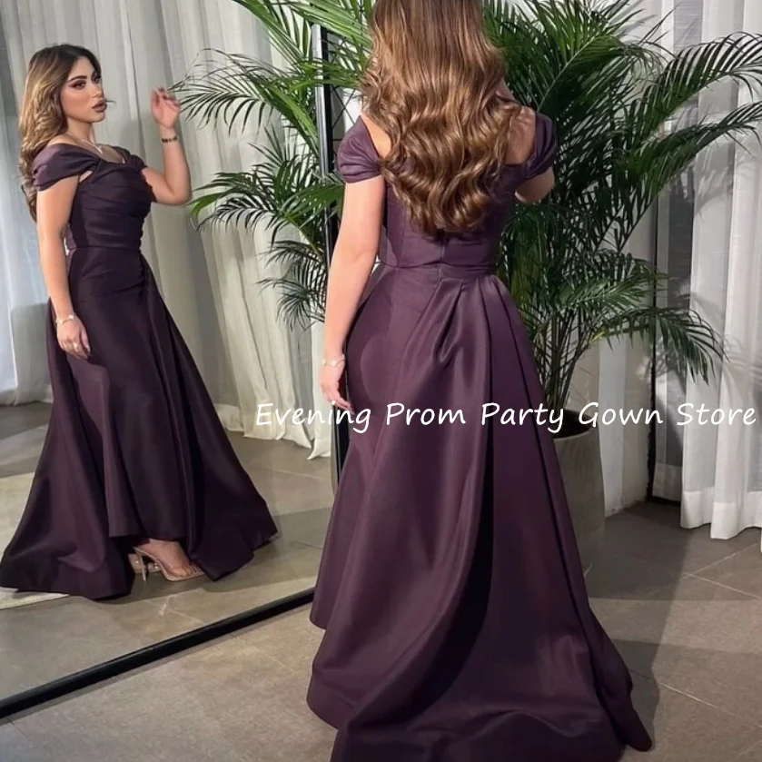 

Retro Dubai Evening Dresses for Women Satin Elegant Formal Prom Dress vestidos de fiestas elegantes mujer 2024 Floor Length