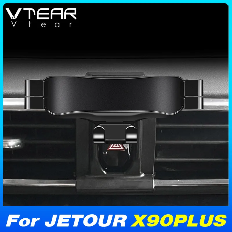 

Vtear Car Mobile Phone Holder Mount Air Vent Hook Clip Portable Handlebar Bracket Base Accessories For JETOUR X90 PLUS 2021-2024