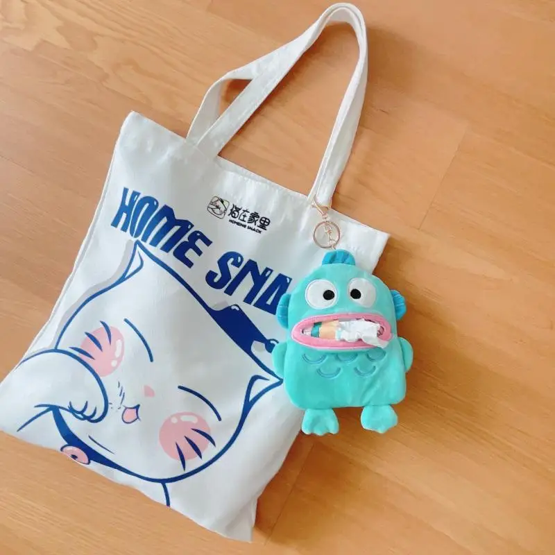 Cute Hangyodon Pendant tissue cover Funny Hangyodon Small tissue cover Bag Pendant Gifts Girl