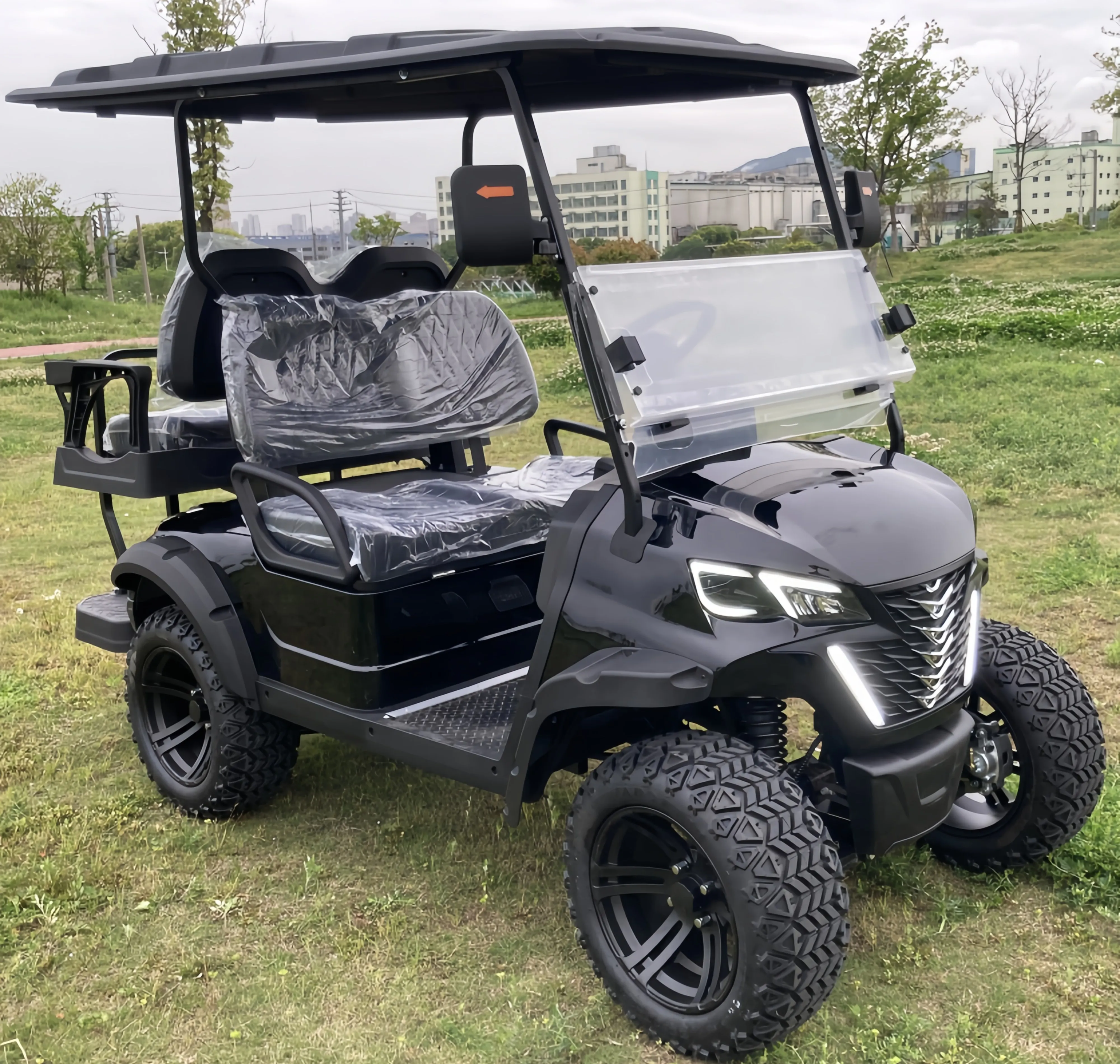 Popular Electric Golf New Energy Sightseeing Car CE Certified off-Road Vehicle 6-Seater Scenic Sightseeing Car High Quality Glob