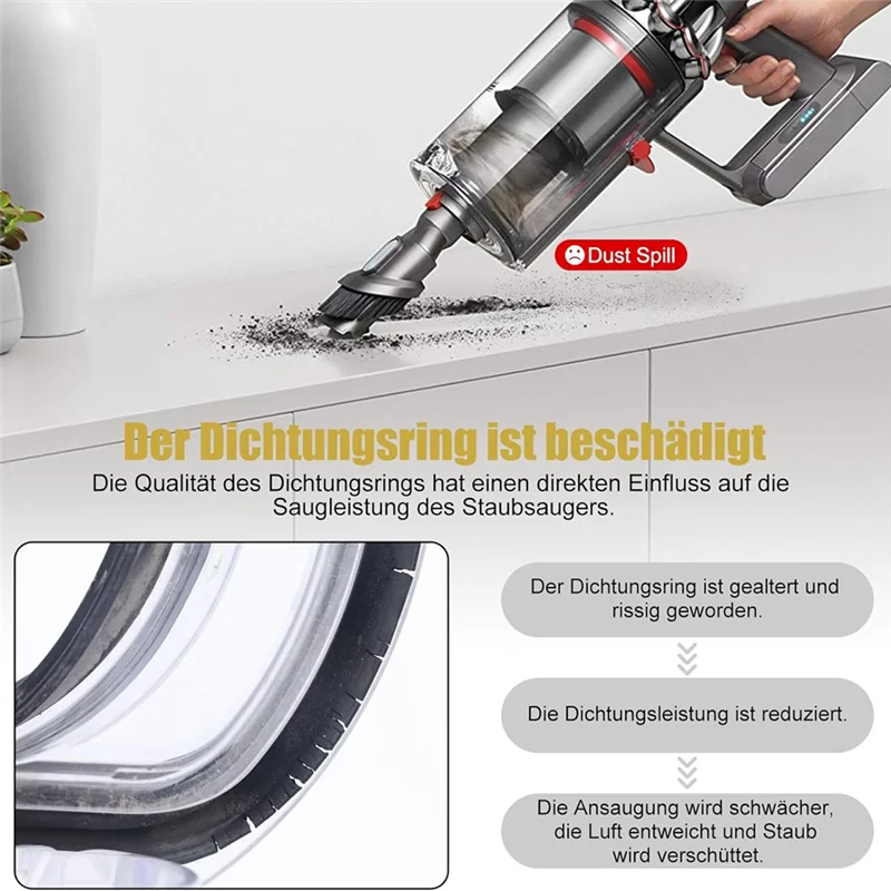 A01V-غطاء حاوية الغبار لدايسون V10 V11 V15 SV12 SV14 SV15 SV22 ملحقات المكنسة الكهربائية ، ملحقات استبدال الحاويات