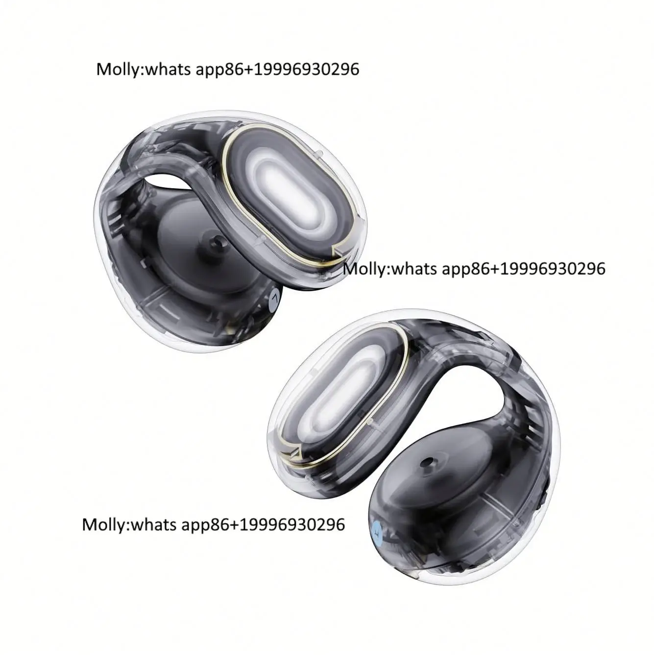 Soundcore C30i by Anker Open-Ear Earbuds Clip-On Headphones Firm-Shell Design Big Drivers for Clear Audio IPX4 Water-Resistant