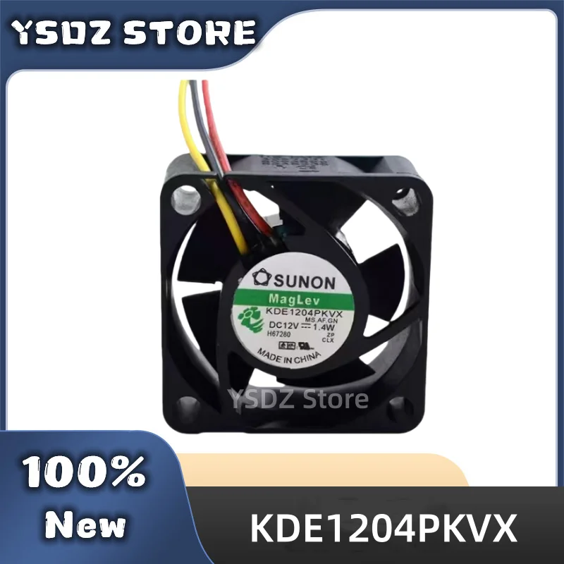 KDE1204PKVX 2/3-wire DC12V 1.4W 40*40*20MM For SUNON New Original Cooling fan Fast Shipping