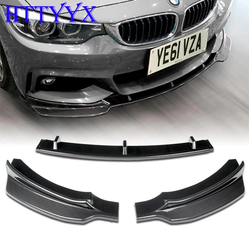 

Front Bumper Lip Spoiler Air Chin Body Kit Splitter 3PCS For BMW 4-Series F32 F33 F36 430i 430d 440i M-Sport 2014-2019