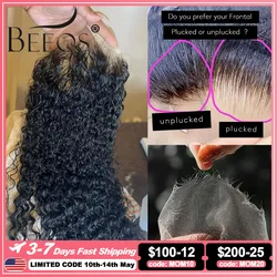 Skinlike Real HD 5x5 Lace Closure Only Melt Skin Deep Curly HD Transparent Lace Human Hair Preplucked Water Wave 6x6 HD Closure