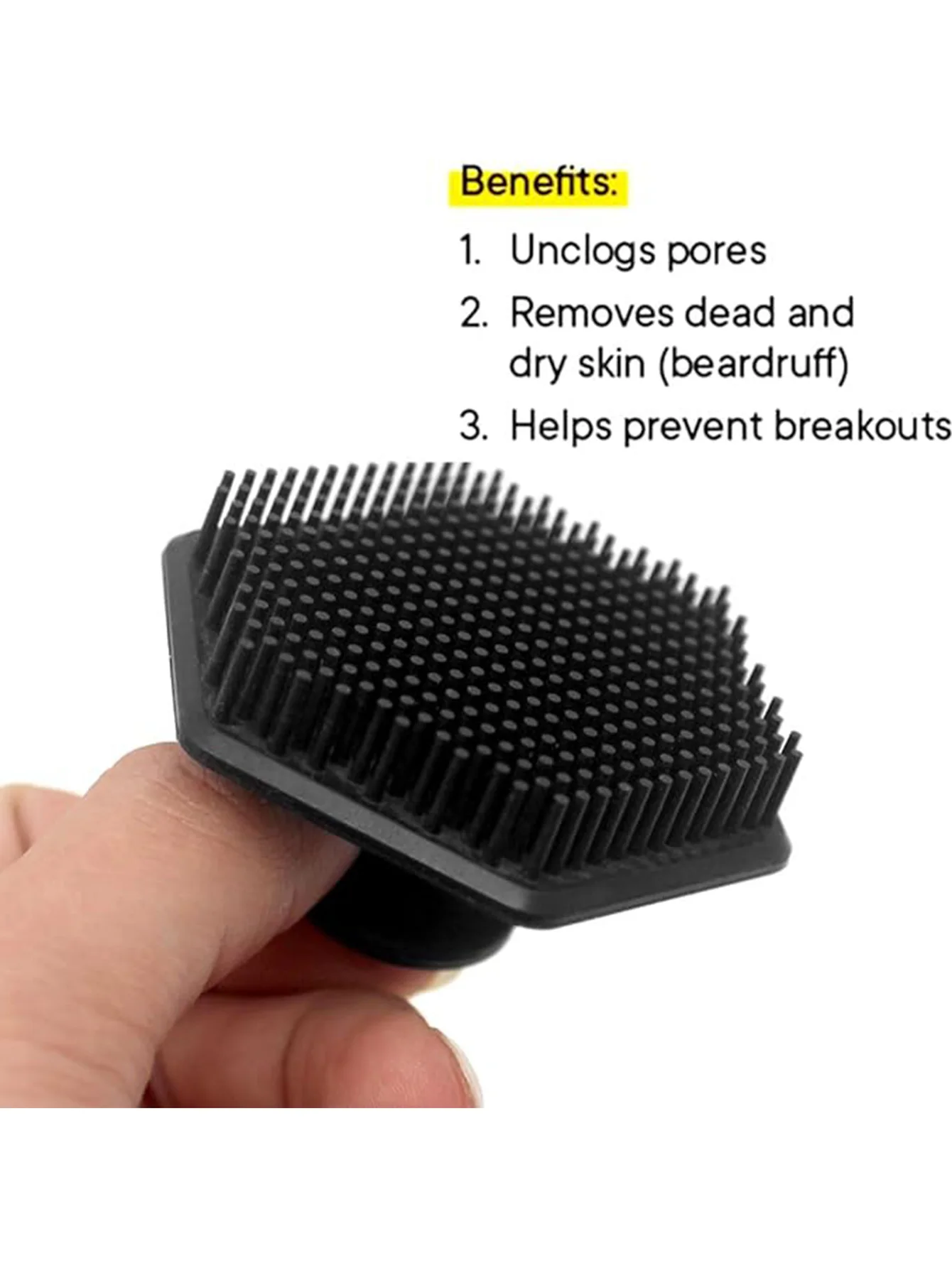 แปรงซิลิโคนขัดผิว แปรงทำความสะอาดมือจับกันลื่น แปรงล้างเครื่องสำอาง ขัดผิวกาย ทำความสะอาดและนวดผิว ห้องน้ำ