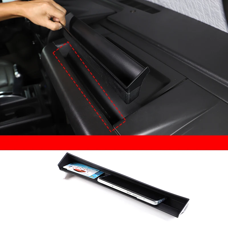 

Car Hidden Storage Box Co-pilot Dashboard Handle Storage Box Car Organizers Tray For Hummer H2 GMT820 2003-2007 Car Accessories