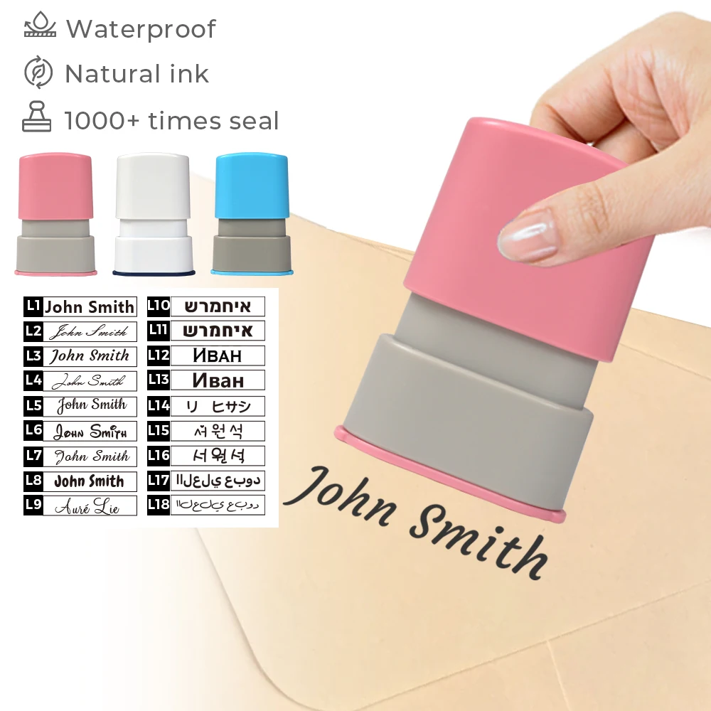 1pc Personalize Custom Stamp Student Clothes Chapter Not Easy To Fade Security Name Stamp Gift
