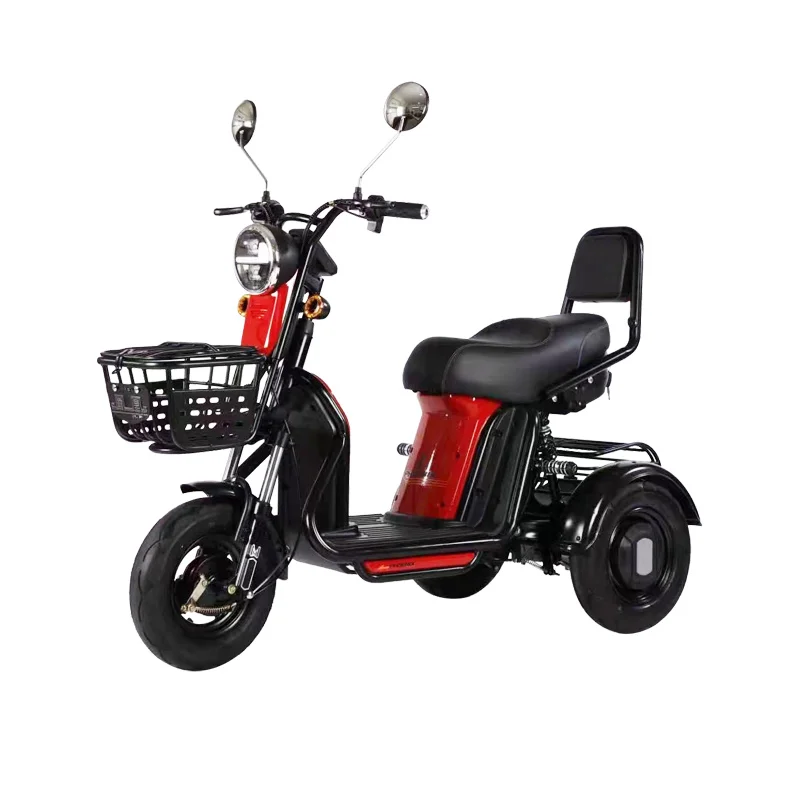 

35-85km Endurance Highlight Headlights Comfortable Armrest Three Wheel Electric Tricycle