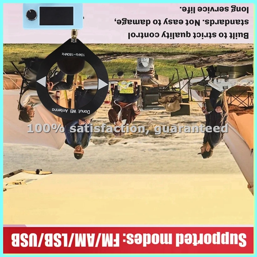 

Мини-радиоприемник SI4732 10 кГц-180 МГц с 1,9-дюймовым дисплеем, коротковолновое радио FM/AM/LSB/USB, радиоприемник SI4732 + петлевая антенна-ABFT