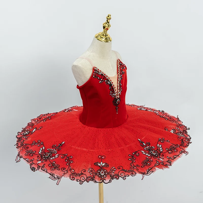 Red Professional Ballerina Ballet Tutu for Child Children Women Adults Ballerina Party Ballet Dance Costumes Girls Custom Size