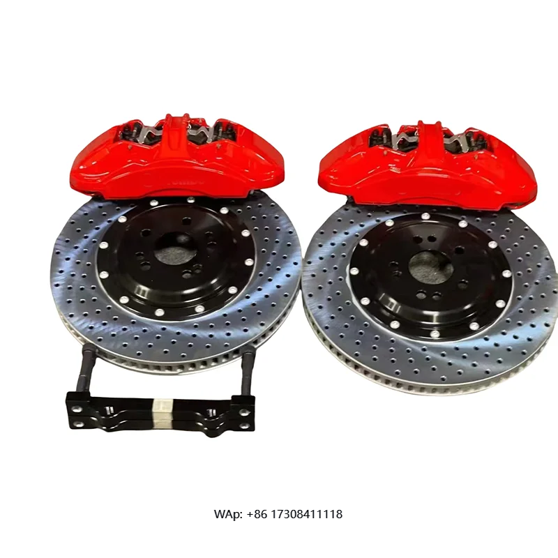 

New GT350 Auto Car 6 Pot Big Brake Kits Full Set Disc Pads Calipers for dodge Charger Srt 2015-2023 Mustang 18 19 20inch