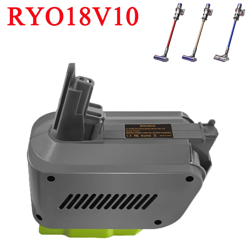 

For Dyson V10 for RYOBI 18V ONE+ Batteries Converting To for Dyson V10 Cordless Handheld Vacuum Cleaner RYO18V10 Battery Adapter