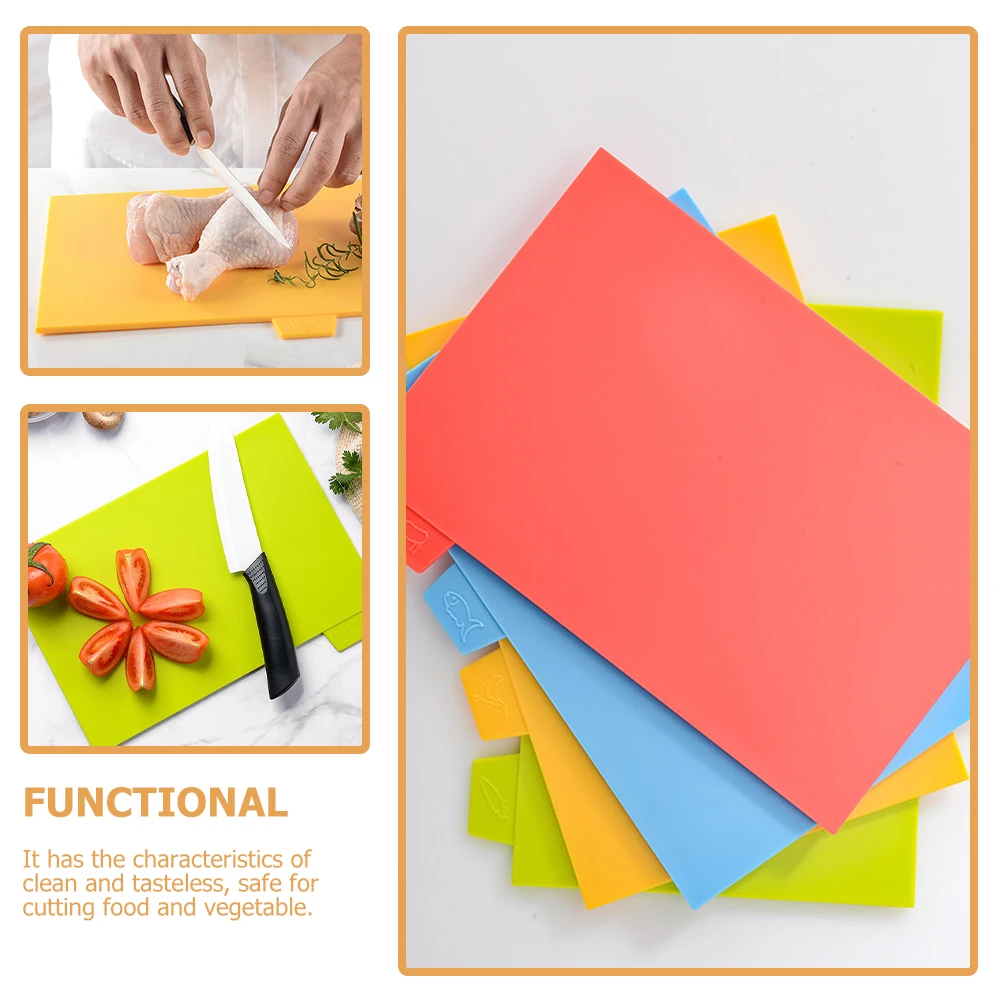 

Cutting Board Set Kitchen Chopping Block Fruit Multi function Charcuterie Countertop Desktop Wear resistant Reusable Vegetable