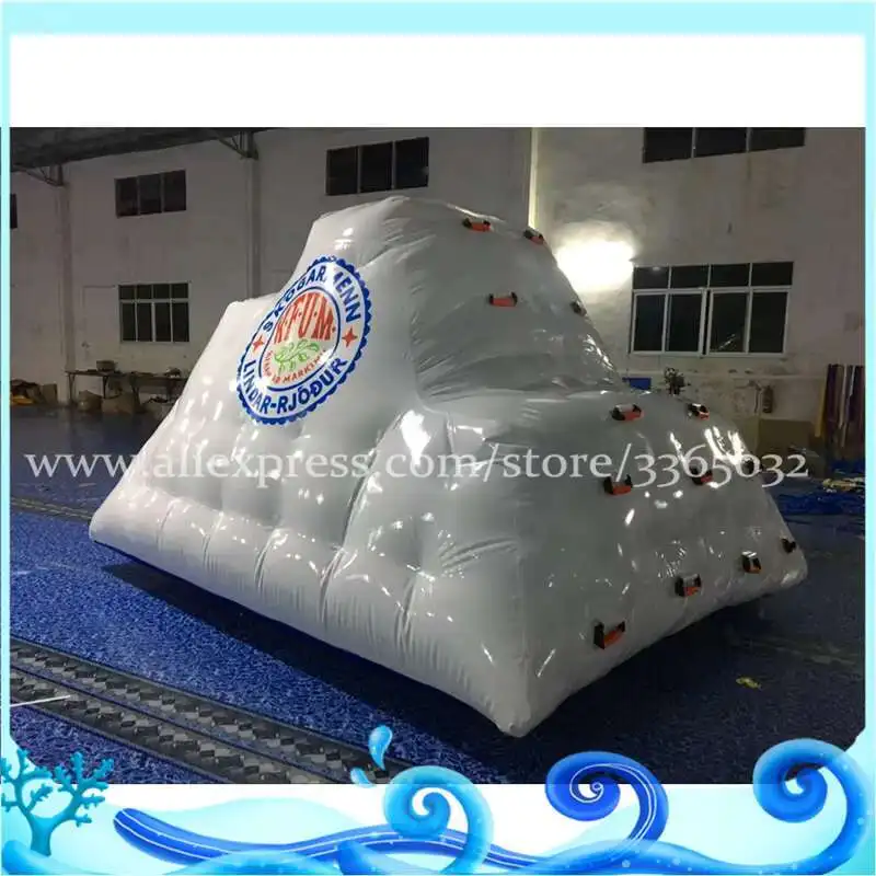 Inflatable Float Lounge Climbing Water Toys Floating Inflatable Iceberg Water Toy With Best Handle