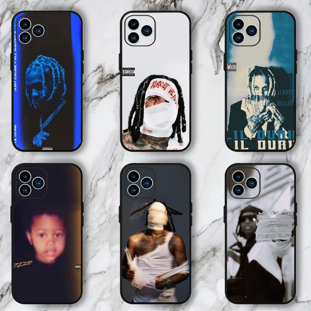 Casing ponsel Rapper Lil Durks untuk Samsung Galaxy S22 S23 Ultra S21 S20 FE Plus Note 20 sampul lembut