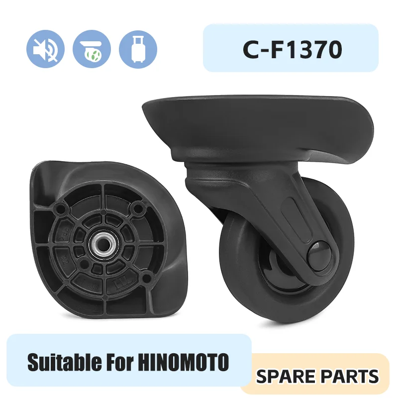 

For HINOMOTO C-F 1370 Universal Wheels Luggage Accessories Suitcase Trolley Wheel Replacement Smooth Wear-resistant Silent