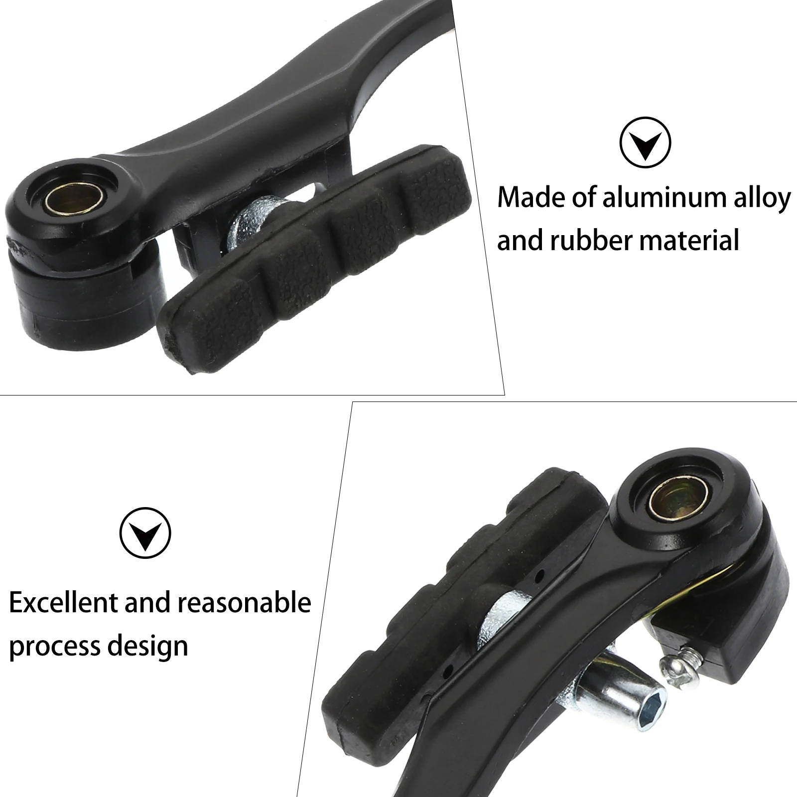 

1 Set Universal Kit For Mountain Bike High Strength Alloy Disc Brakes Replacement Parts Durable Adjustable Set