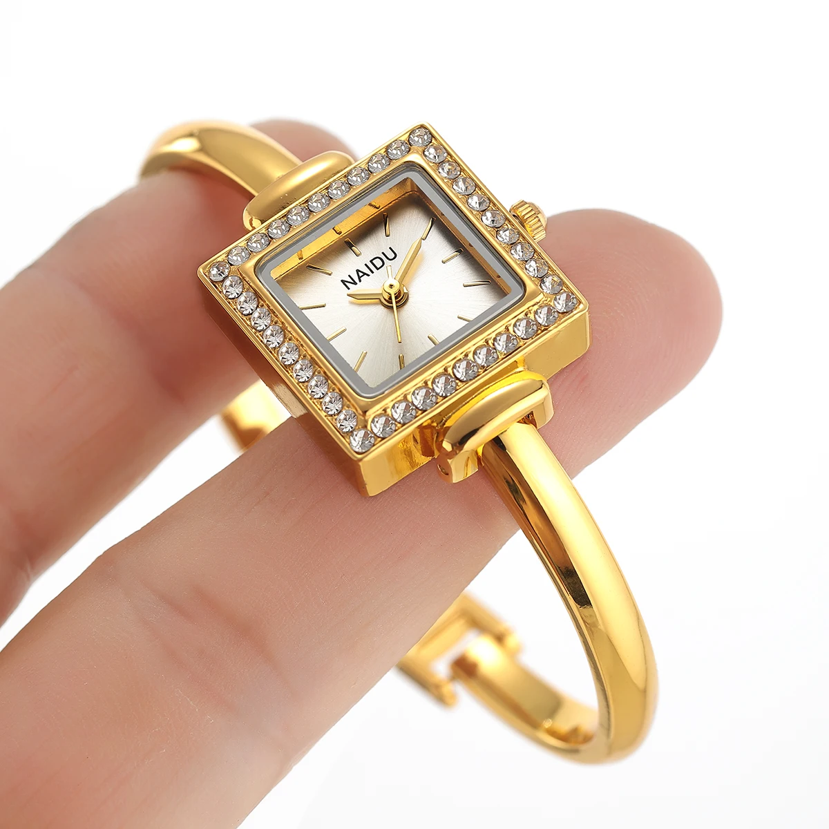 1 Piece of Women's Retro Fashion Simple Casual Versatile Gold Watch