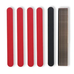 50/100Pcs Double Sided Sandpaper Nail File 180/240 Grit Wood Manicure Buffer For Professional Manicure Salon Nail Supply Tool