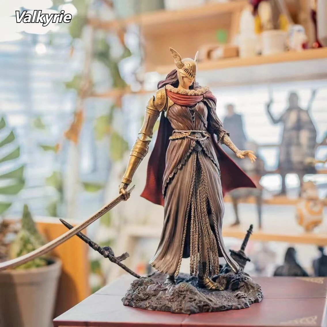 24cm ELDEN RING Figure Malenia Blade Of Miquella Anime Figure Valkyrie Figurine Model Pvc Statue Doll Collection Decoration Toys