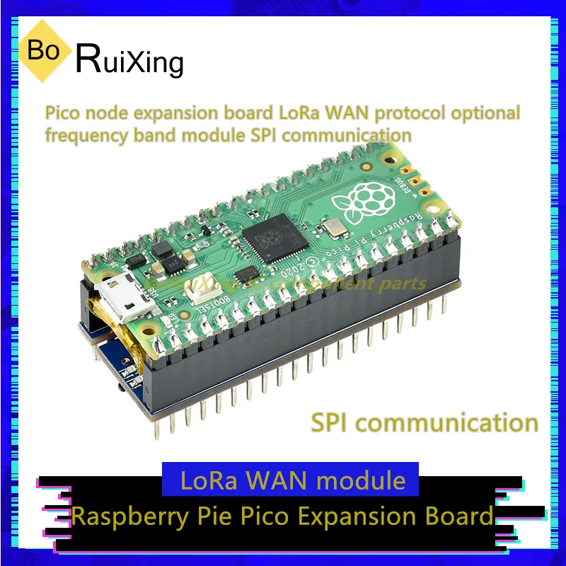 1PCS/LOT Pico LoRa-SX1262-433M Pico LoRa-SX1262-868M Pico LoRa-SX1262-915M Expansion Board LoRa WAN Band Module SPI Communicatio