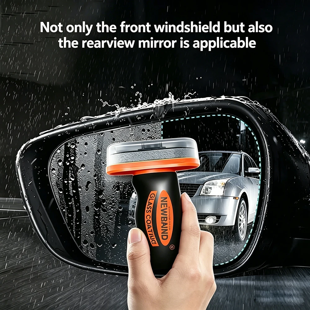 OGAS Car Glass Cleaner Gel & Foam Windshield Watermark Remover Anti-Fog Coating, Fast Cleaning Rainproof for Car Glass Windows