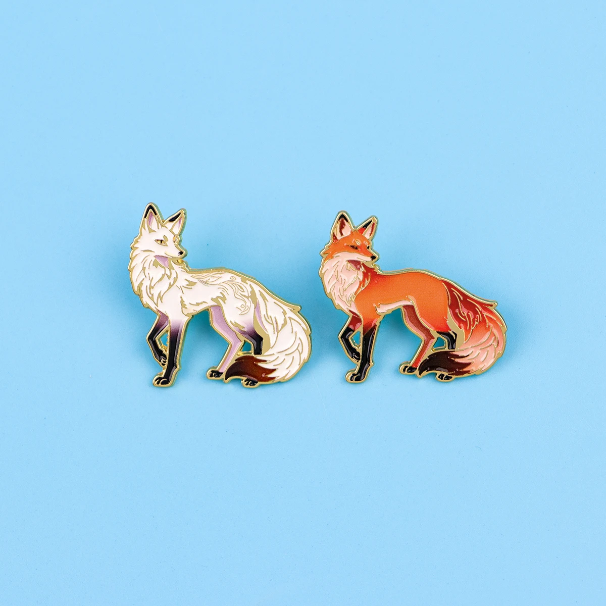 

Cartoon Fox Soft Enamel Pin Men Women Lapel Pins for Backpack Badges Metal Brooch for Clothes Jewelry Accessories Gifts