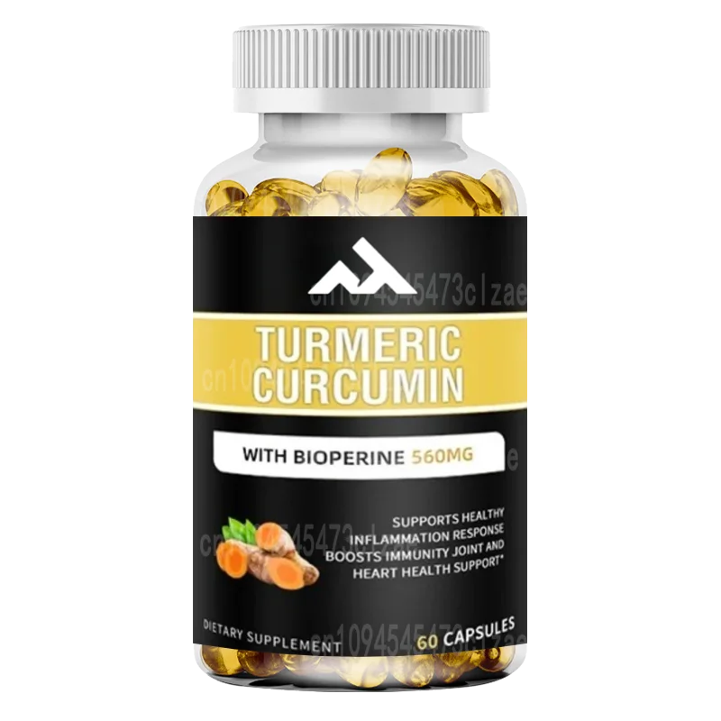 

Organic Turmeric Curcumin Extract with Bioperine - Supports Arthritis Health, Antioxidants, Brain Cognition and Digestive Health