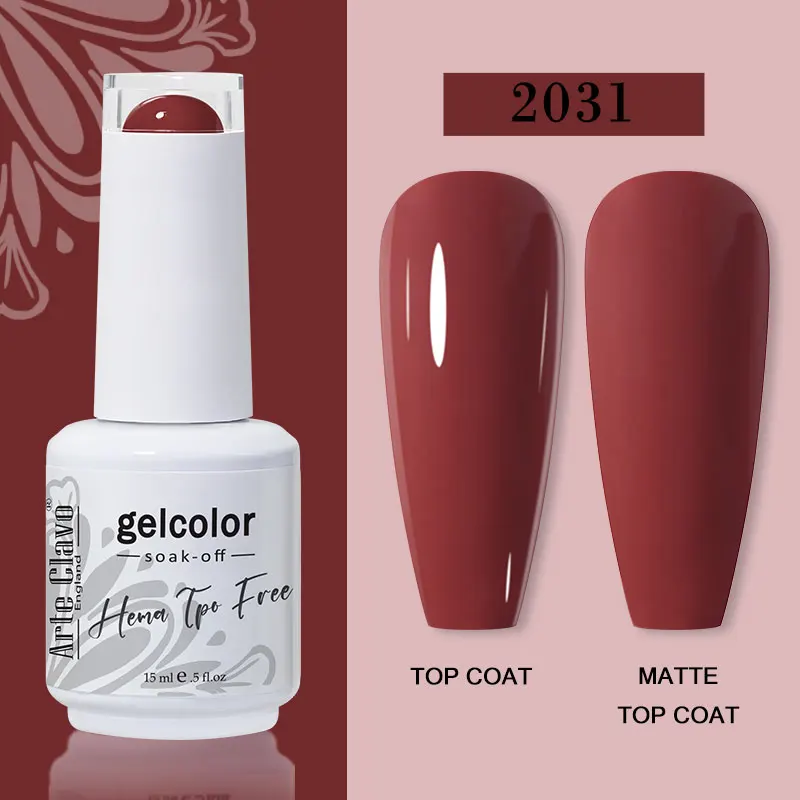 Arte Clavo 116 Kleuren Gel Nagellak 15 ml Kleurrijke Gel Semi Permanente Losweken UV Gel Nail Art DIY Ontwerp vernis Nagelbenodigdheden