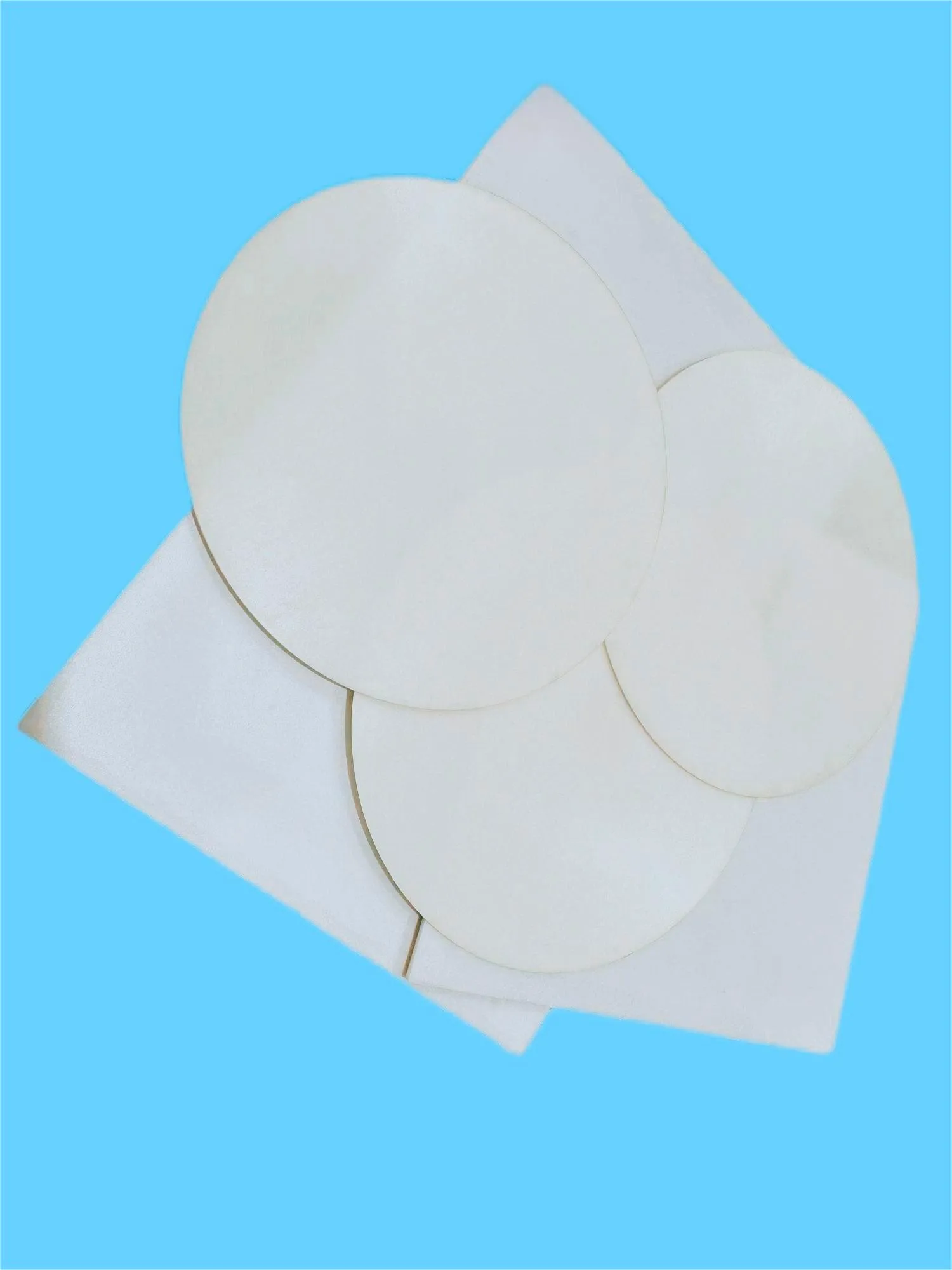WESTCREEK Aluminum Nitride Square Sheet 30/40/50/100mm High Temp Resistant Ceramic Substrate
