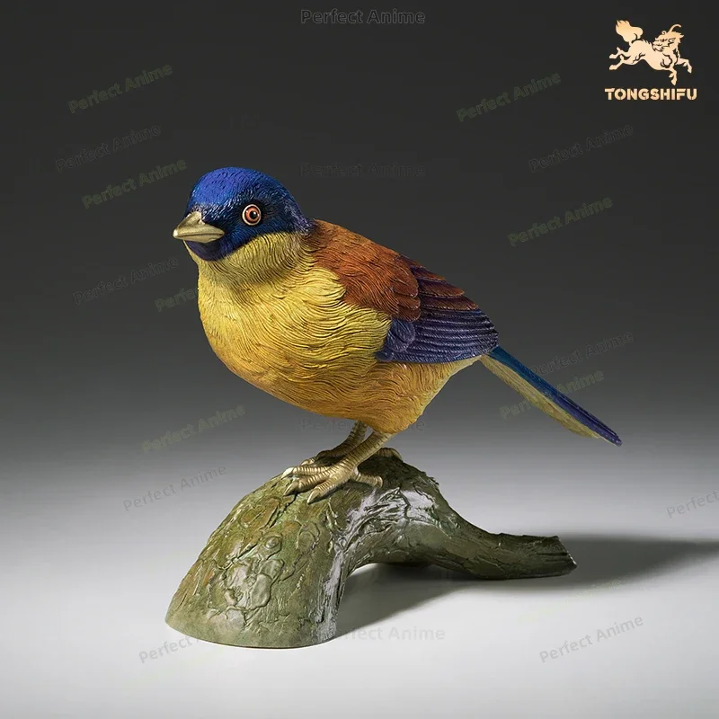 Master of Copper, Copper Decoration, 'Master of Copper: A Collection of a Hundred Birds' featuring the Indigo-crowned Wren