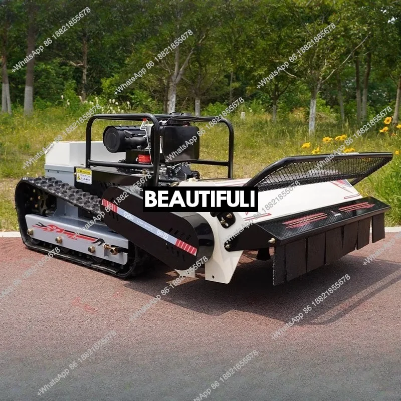 

Remote Control Lawn Mower Tracked Weeder Orchard All-Terrain Agricultural Land Clearing Grass Cutting