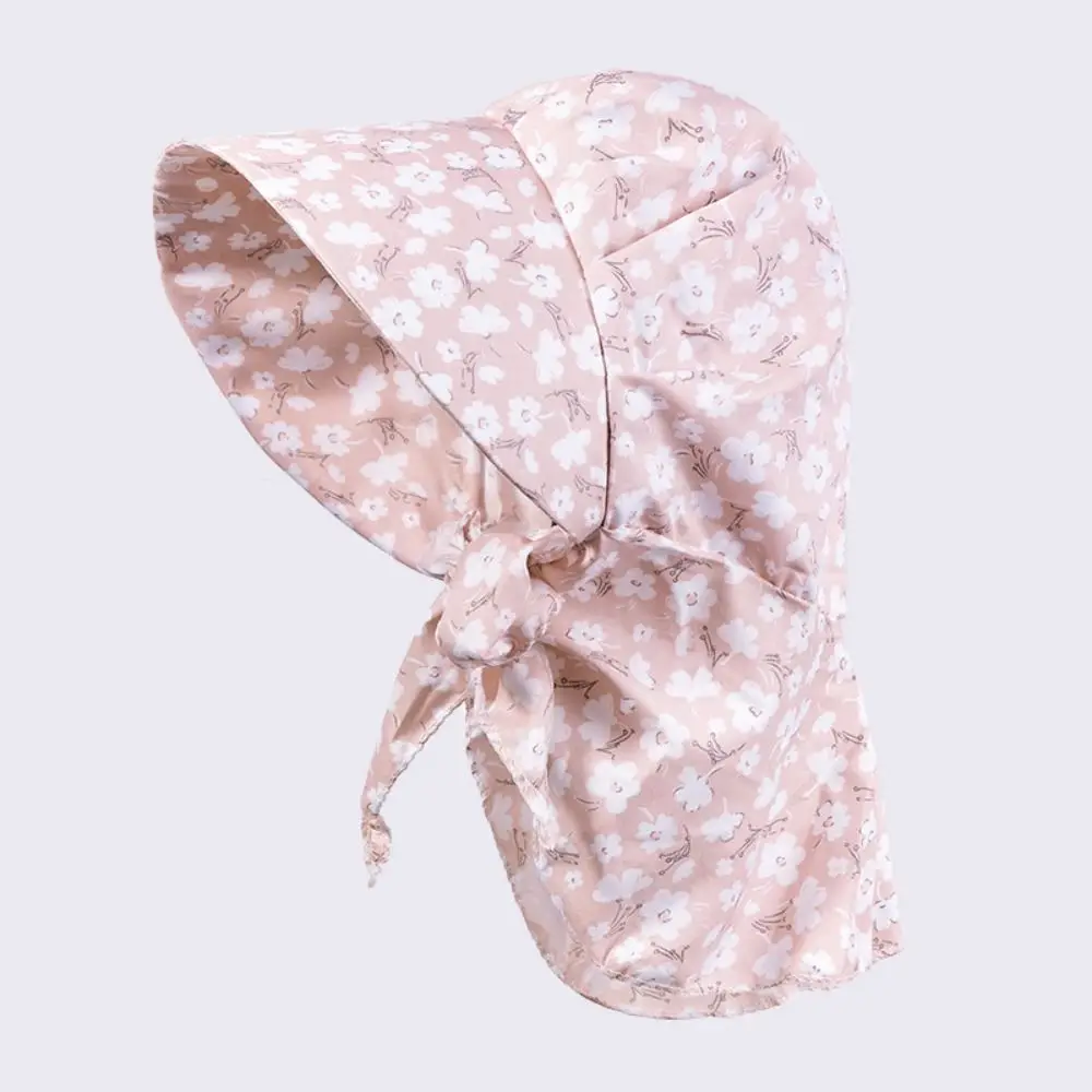 غطاء حماية صيفي متين مطبوع عليه زهور، قبعات واقية من الشمس ملونة قابلة للتنفس، سريعة الجفاف ومقاومة للرياح، قبعة شمسية بحافة كبيرة في الهواء الطلق #5