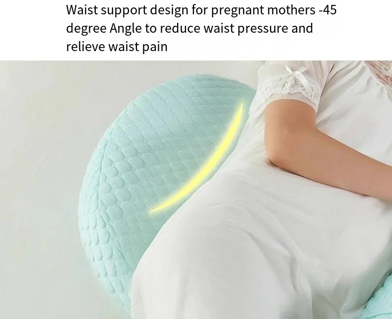 Pregnancy Pillow U-shaped Waist Pillows Maternity Pillow Cotton Sleeping Bedding Body Pillow Cushion Nursing Pillow for Pregnant