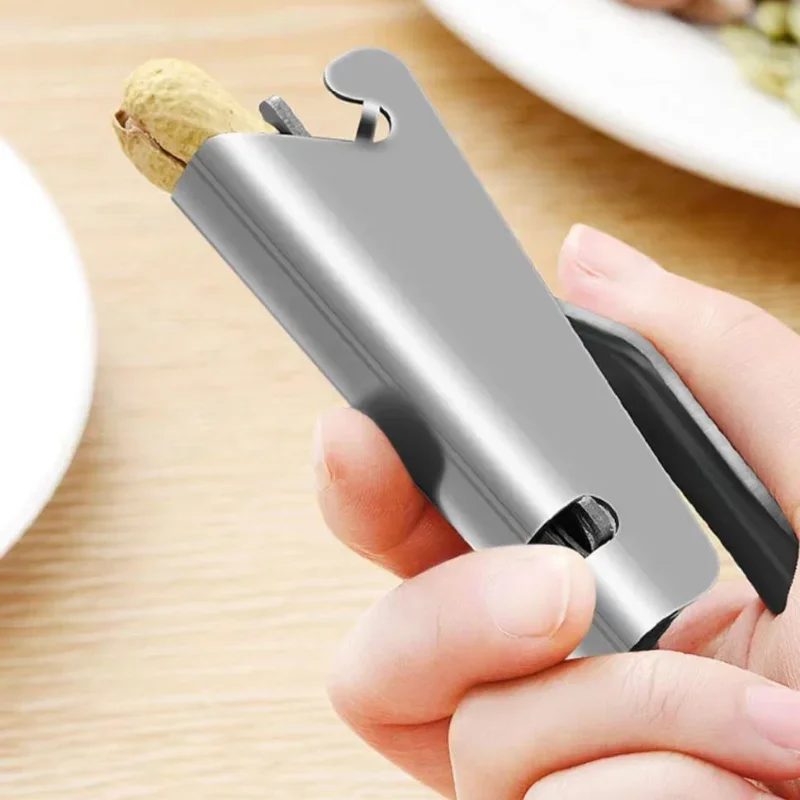 Stainless Steel Seed Peeler Tongs Melon Seed Opener Sunflower Seeds Peelers Walnut Plier Clamp for Household Kitchen Accessories