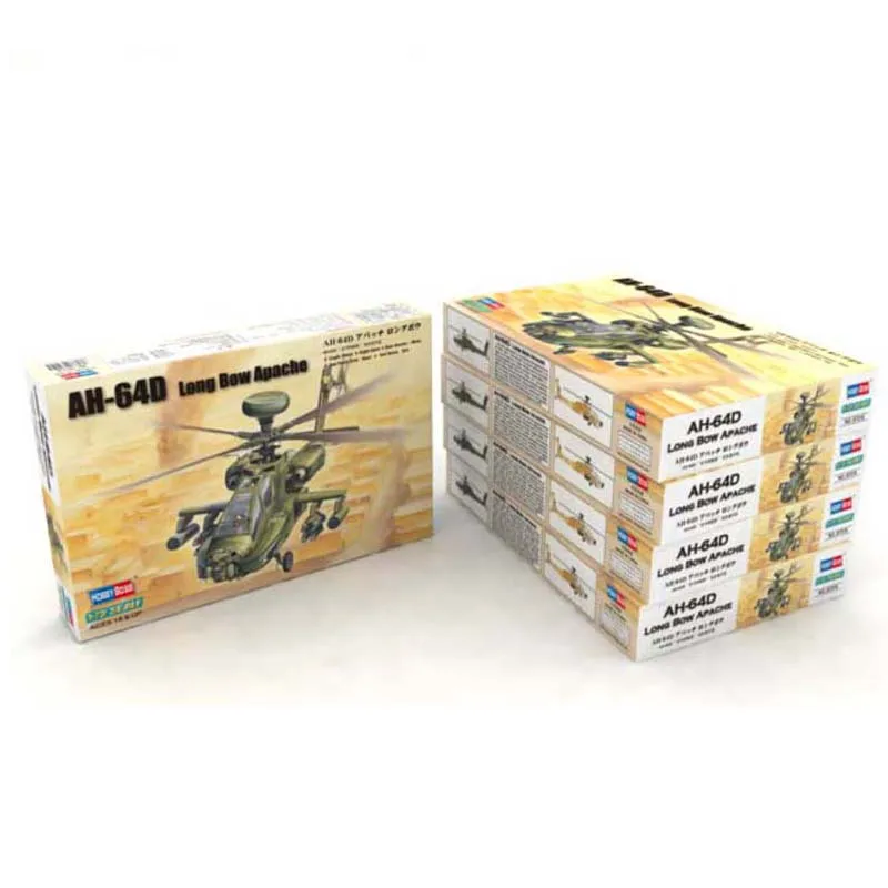 

HobbyBoss 87219 1/72 AH-64D Long Bow Apache USA Israel Attack Helicopter Military Gift Plastic Assembly Model Toy Building Kit