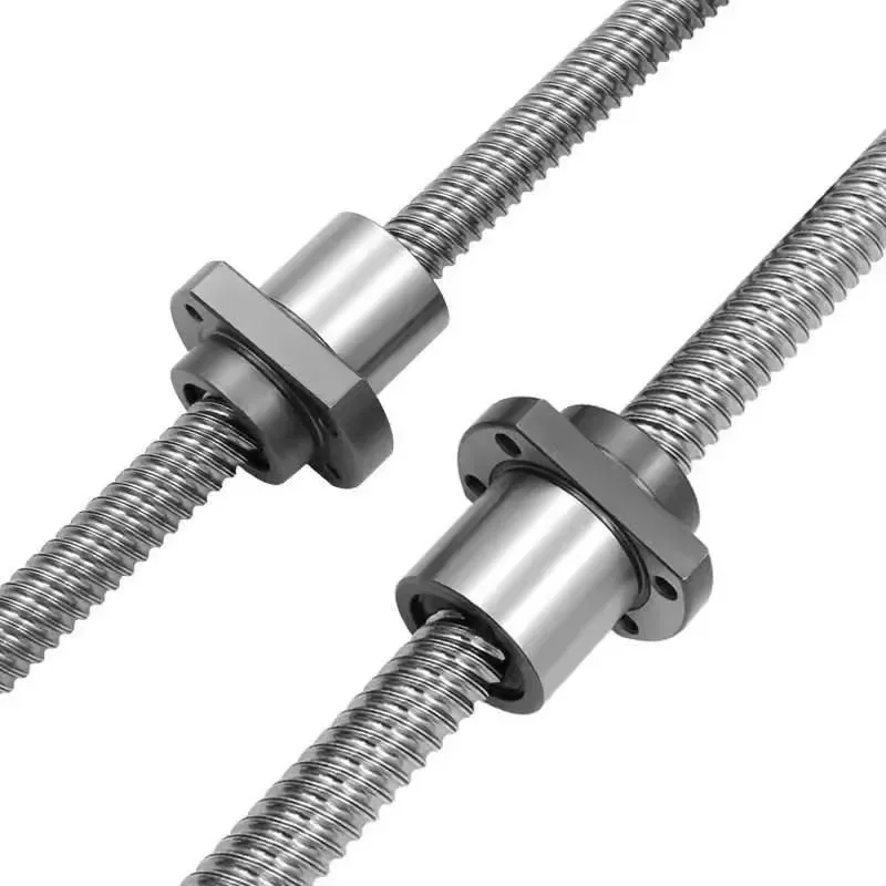 C1 C2 C3 C5 C7 Ballscrew W0400MA-1PY-C3Z1 Ground Rolled Steel Ball Screw L:1000mm + Nut,Standard End Machining,Customized