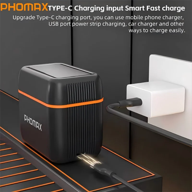 

PHOMAX Lithium Battery Pack 4PCS Lithium-ion AA Batteries 4PCS AAA Batteries with Eight Slots LED Charging Indicator Charger